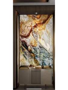 Marbre brun Dunhuang Frescos marbre pierre naturelle avec un design moderne pour les projets hôteliers - Product Image 5