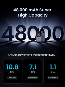 Ugreen แบตเตอรี่สำรองสำหรับ C200DC Anker Solix ขนาด48,000มิลลิแอมป์ชั่วโมง300Wh พกพาได้แบตเตอรี่ LiFePO4สำหรับตั้งแคมป์กลางแจ้ง - Product Image 3