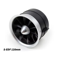 HSDJETS Semi-métalliques 90mm 105mm 120mm EDF avec une poussée maximale de 8,6 kg, adaptés aux ventilateurs de conduits d'avions télécommandés, avions RC
