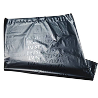Sac postal d'expédition de luxe avec impression UV et logo personnalisé Échantillon gratuit Sac d'expédition noir mat en plastique biodégradable