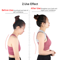 LADYGLOW-Ceinture de Correcteur de Posture Intelligent, Correcteur de Posture Inteligente, Réglable