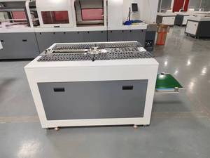 FPS-2 tự động T-Shirt vải gấp máy băng tải vành đai tự động máy đóng gói - Product Image 3