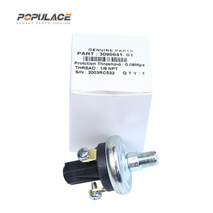 Interruptor de Alarma de Presión de Aceite Populace 3090641-03 1/8 NPT SPST para Protección de Baja Presión en Generadores Diésel - Product Image 1