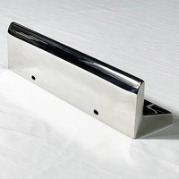 YISHANG Tôle d'acier inoxydable miroir personnalisée de 0,5 à 3 mm, découpée au laser, gravée, finition brossée, taille sur mesure pour vitrine
