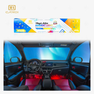 Lumières intérieures de voiture K5 12V avec fonction capteur de musique, vente directe d'usine - Product Image 1