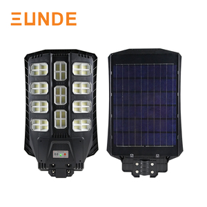 Lampe solaire de rue SUNDE, IP65, étanche, pour extérieur, jardin, tout-en-un, 500W, ABS, LED, haute luminosité, 6000K, lumière du jour - Product Image 2