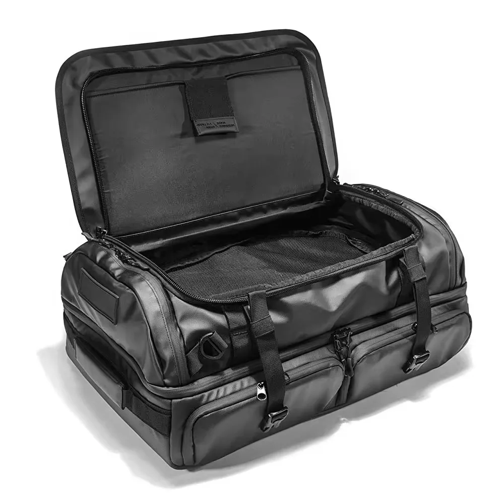 กระเป๋าถือ30L 60L 90L ขนาดใหญ่สำหรับกลางแจ้งกระเป๋าไปเล่นกีฬากระเป๋าเก็บของกันน้ำได้กระเป๋าเดินทางทรงดัฟเฟิล
