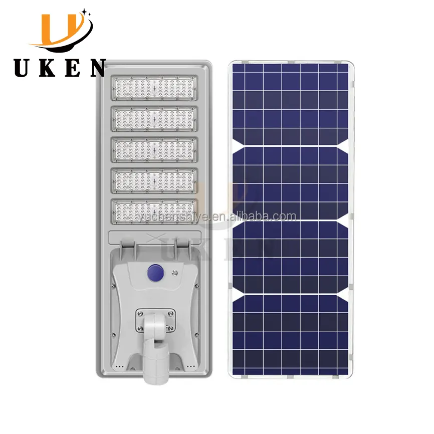 Industrial 1000W 1500W Lora Controller Smart Integrated Roads Lights LED All in One Solar Powered Street Light para jardín