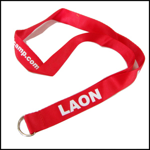 Lanières en polyester à <span class=keywords><strong>prix</strong></span> de gros, logo imprimé à l'écran, sangle de cou, boucle en métal en forme de bouc, clip en métal, Lanyardworks - Product Image 5