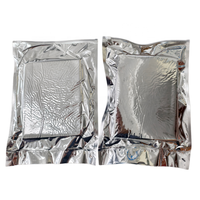Sac isotherme robuste en feuille d'aluminium, pochette auto-gonflante en mousse PU personnalisée pour la livraison de fruits de mer frais et la conservation au froid