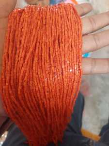 Conifer Orange Glass Seed Beads Box <b>for</b> Native <b>Crafts</b> Vibrant Traditional Designs <b>for</b> Spanish Ecuadorian Mexican Jewelry - Product Image 2