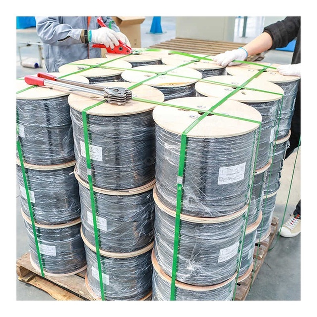 Factory Price Outdoor Aerial FTTH Fibre Optic Cable Flat Drop Fiber Optical Cable 1 2 4 Core G657A1 G657A2 Single Mode Cable