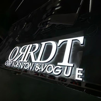 Custom Business Sign Board Logo Oficina al aire libre retroiluminado empresa señalización pared Led 3D letra de canal IP65 a prueba de agua