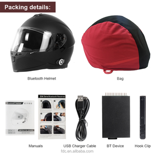 BM22 için yeni ABS 1000M motosiklet kask interkom için FM radyo ve kablosuz ile 6 biniciler için - Product Image 4