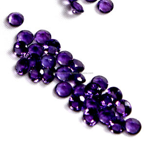 Piedra de amatista natural 6x6mm Tamaño Trillón Cojín redondo ovalado Corte facetado Forma mixta Amatista Piedra preciosa suelta al por mayor - Product Image 6