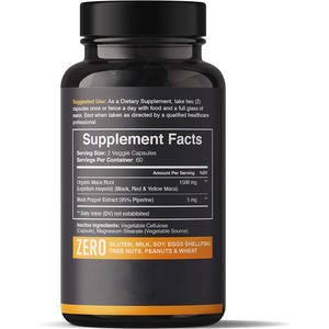 Capsules de Maca pour la complémentation alimentaire naturelle des hommes : Aide <span class=keywords><strong>les</strong></span> hommes à améliorer la fonction physique et à optimiser l'état érectile - Product Image 4