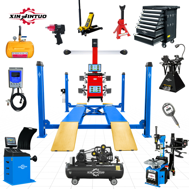 Xinjintuo Price Full Set Tools 3D Car Multi Station 4 Wheel Alignment Equipment Machine