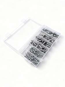 Kit de 100 chevilles à expansion en spirale en alliage de zinc pour cloisons sèches, vis autoperceuses, chevilles rapides Gecko pour plaques de plâtre - Product Image 4