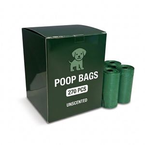 Sacs à déjections canines en plastique personnalisables avec logo, vente en gros d'usine, durables, en vrac, à prix abordable, OEM ODM, avec support - Product Image 3