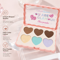 Palette de fards à paupières Glamour en marque privée OEM, formule lisse et facile à estomper pour un look naturel et doux, prix usine