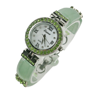 Orologio <span class=keywords><strong>da</strong></span> donna di marca EANA, bracciale in giada, regalo di lusso leggero per Capodanno e San Valentino, al quarzo - Product Image 5