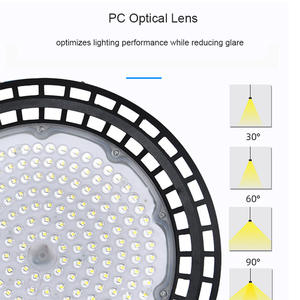 상업용 산업 조명 램프 UFO <span class=keywords><strong>Led</strong></span> 높은 베이 빛 100w 창고 작업장 슈퍼마켓 - Product Image 5