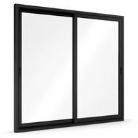 Ventana Corredera de Aluminio Premium con Triple Acristalamiento de Baja Emisividad, Alta Hermeticidad y Aislamiento Térmico para Proyectos de Casas Pasivas