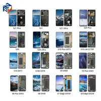 อะไหล่หน้าจอ LCD S8สำหรับ Samsung,อะไหล่จอแสดงผลดิจิทัลชุดประกอบดิจิไทเซอร์สำหรับ Samsung Galaxy S2 S3 S4 S5 S6 S7 S8 S9 S10 S6 Plus S7