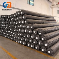 Промышленная геомембрана из ПНД (HDPE) для гидроизоляции, широко используемая в проектах водохозяйственного строительства