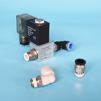 Vanne solénoïde pneumatique 2v025-08 24 V CA normalement fermée à action directe pour air, mini 1/8 pouce, 24 V 12 V CC, 2 voies, 1/4 pouce