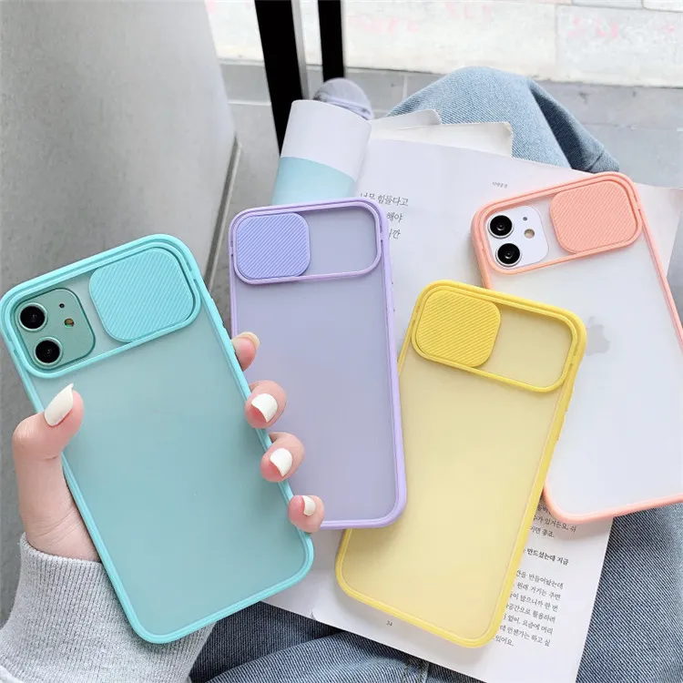 New Candy Color Soft Back Cover Cell Phone Case Camera Lens Protection Phone Case For iPhone 14 13 12 11 Pro Max 8 7 Plus XR SE