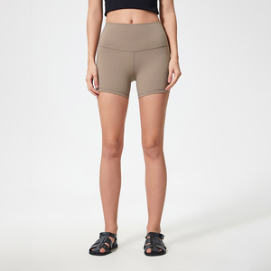 Vente en gros Short de fitness femme taille haute séchage rapide course athlétisme yoga motard gym lifting des fesses - Product Image 1