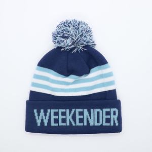 Bonnet en tricot personnalisé de haute qualité pour homme avec logo brodé, pompon et broderie 3D (motifs personnage/camouflage/nœud) pour les entreprises - Product Image 4