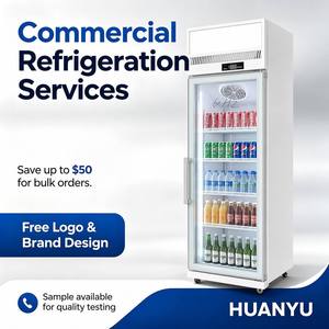 Équipement de réfrigération commercial de haute qualité avec porte vitrée : refroidisseur de boissons, congélateur à glaces et congélateur vitrine profond - Product Image 3
