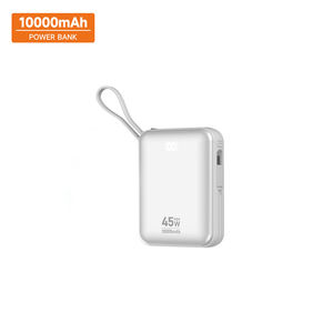 Chargeur de téléphone portable 45W Power Bank Portable 10000mAh avec câble USB C <span class=keywords><strong>Batterie</strong></span> de rechange <span class=keywords><strong>externe</strong></span> pour <span class=keywords><strong>iPhone</strong></span> 22.5W Chargeur rapide - Product Image 6