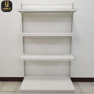 <b>Metal</b> <b>Shelves</b> for the Store Outdoor L-Shaped Steel <b>Shelf</b> with Weather-Resistant Panels - Product Image 3