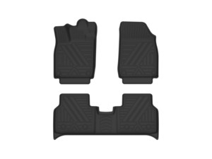 Alfombrillas Protectoras para Coche VW <span class=keywords><strong>Volkswagen</strong></span> ID.4 2023 2024 2025, Revestimientos de Piso de TPE para Todo Clima, Revestimientos de Piso para la 1ª y 2ª Fila - Product Image 2