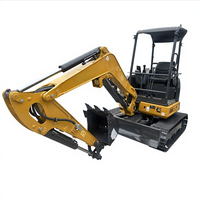 Excavatrice sur chenilles VX27U de 2,8 tonnes avec flèche mobile pour travaux en sous-sol et terrassement agricole