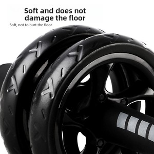 Rueda Abdominal Doble FRS, Silenciosa, Antideslizante, Resistente, Portátil, con Núcleo de Acero Inoxidable, para Ejercicios <span class=keywords><strong>Abdominales</strong></span>, Gimnasio en Casa, Fitness - Product Image 4