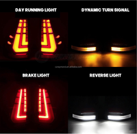 Lámpara trasera Led modificada, luz trasera Led para Toyota Prado 2003 2004 2005 2006 2007 2008 2009 para Lexus GX470 GX400