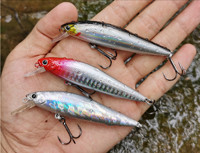 TOPLURE-señuelo duro de hundimiento lento, 7g, 10g, 14g, Señuelos de Pesca, ojo 3D, cebo Artificial para agua dulce y salada