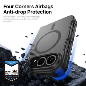 Suitable for Apple <b>folding</b> <b>screen</b> magnetic phone case iPhone Ultra matte skin feel transparent lightweight <b>folding</b> <b>screen</b> phone - Product Image 5