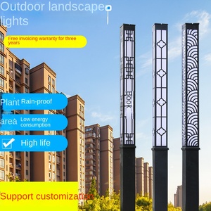 Lampadaire LED d'extérieur pour jardin, corps métallique, IP65, 4100K blanc neutre, abat-jour en verre, détecteur de mouvement, angle de faisceau 144°, éclairage dimmable - Product Image 5