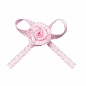 High Quality Solid Polyester Ribbon Bows For Gift Wrapping