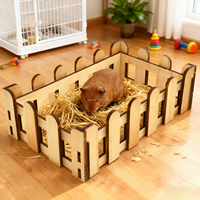 Adorable mangeoire à foin en bois pour lapin cochon d'inde chinchillas hamstes mangeoire à foin maison