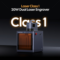 LaserPecker LP5 protector con caja de seguridad con cámara 20W láser 10000 mm/s para 3D escala de grises en relieve DIY todos los materiales