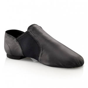 Zapatos de baile de Jazz para niñas, niños y mujeres, color negro, piel de <span class=keywords><strong>vaca</strong></span> bronceada, de alta calidad, venta al por mayor - Product Image 6