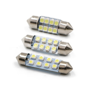 Ampoule intérieure LED double point à 8 lampes 1210 pour voiture, éclairage de toit de voiture, lampe de lecture pour voiture, 31, 36, 39, 41 mm - Product Image 1