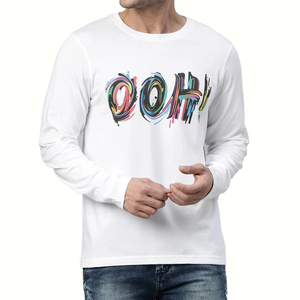 100% Cotton Made <b>Long</b> Sleeve T-Shirt Custom Design T Shirt <b>Long</b> Sleeve Men's Cotton T Shirts for Sale in Bulk Men's T-Shirts - Product Image 1