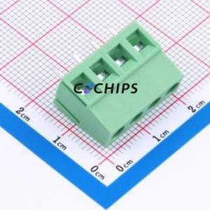 C50128V-4P0G36 Screw Terminal Block Through hole Component (THT),P=5mm Connector 1x4P 5mm 4P 1 - Product Image 1